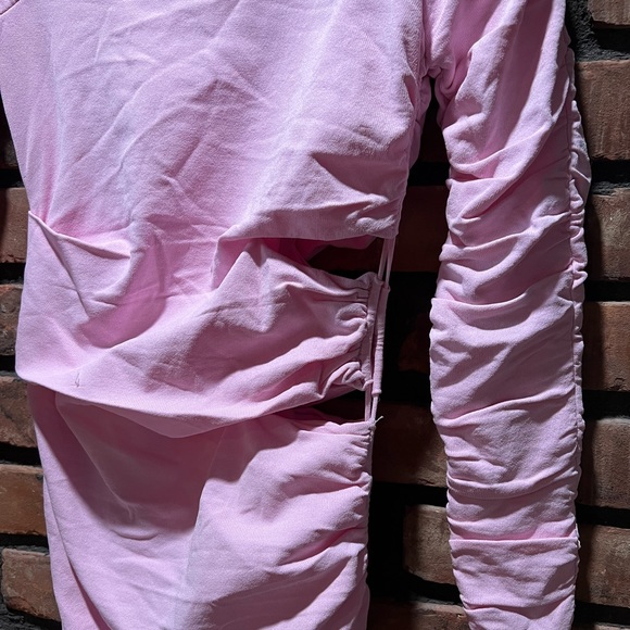 Zara Ruched off one shoulder dress - Picture 4 of 5